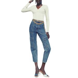 Agolde Relaxed Regulation Cooper Cargo Size 25 Denim Jeans